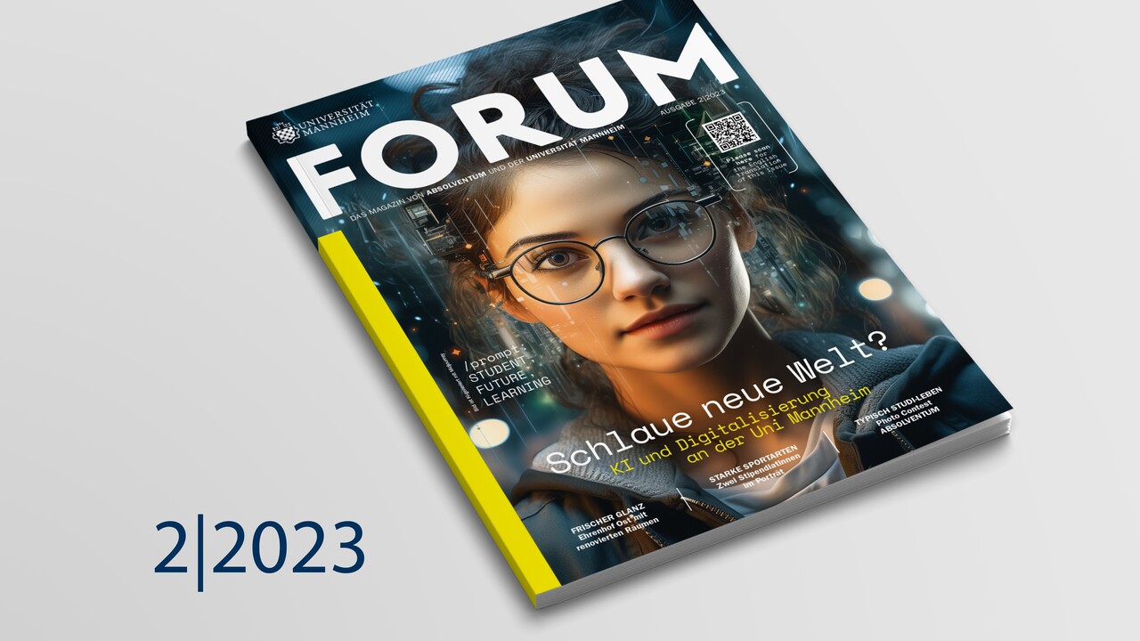 Picture of FORUM 2/2023. Picture leads to the PDF version of the magazine.